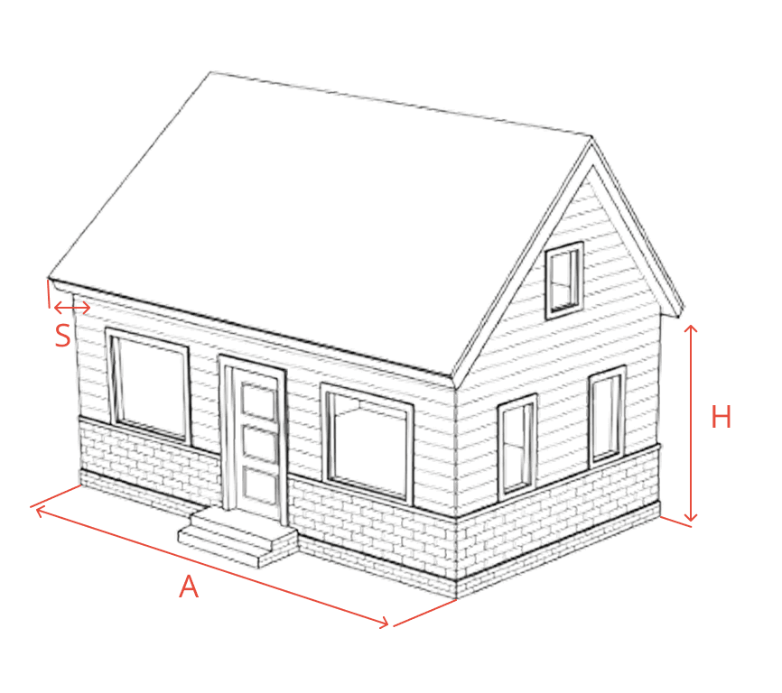 Двускатная крыша